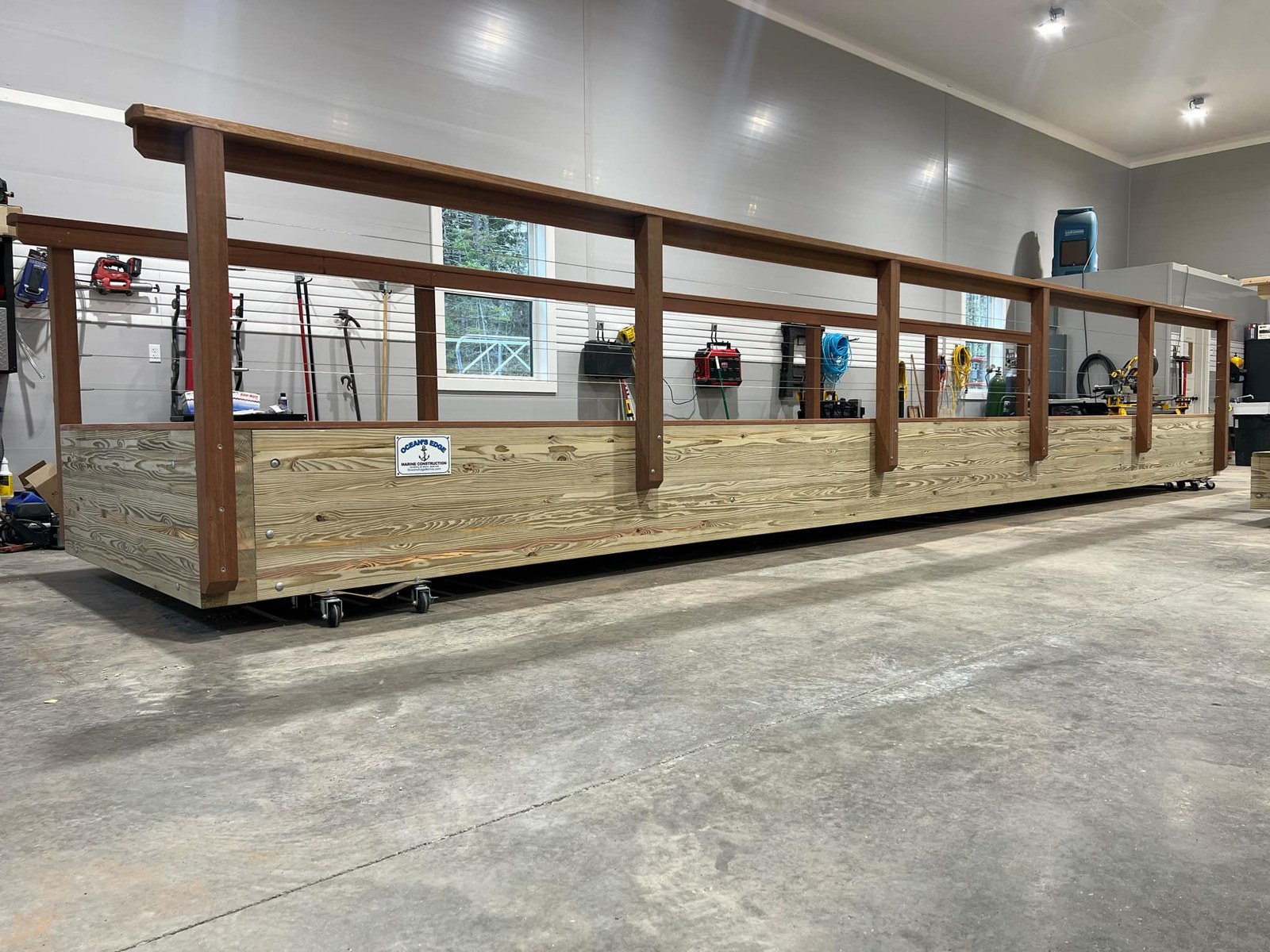 Marine construction project completed by Ocean's Edge Marine in Midcoast Maine — photo 4