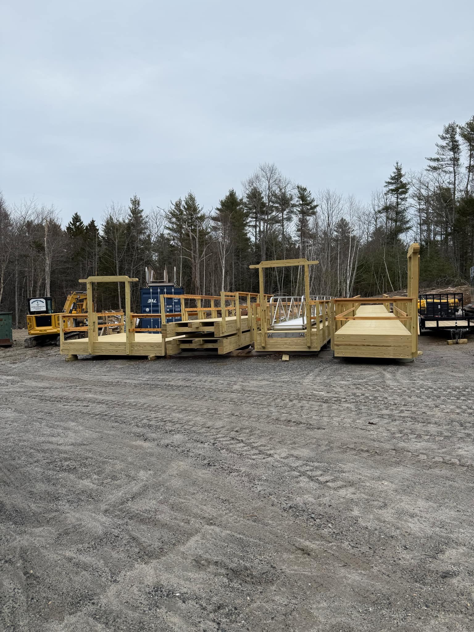 Marine construction project completed by Ocean's Edge Marine in Midcoast Maine — photo 8