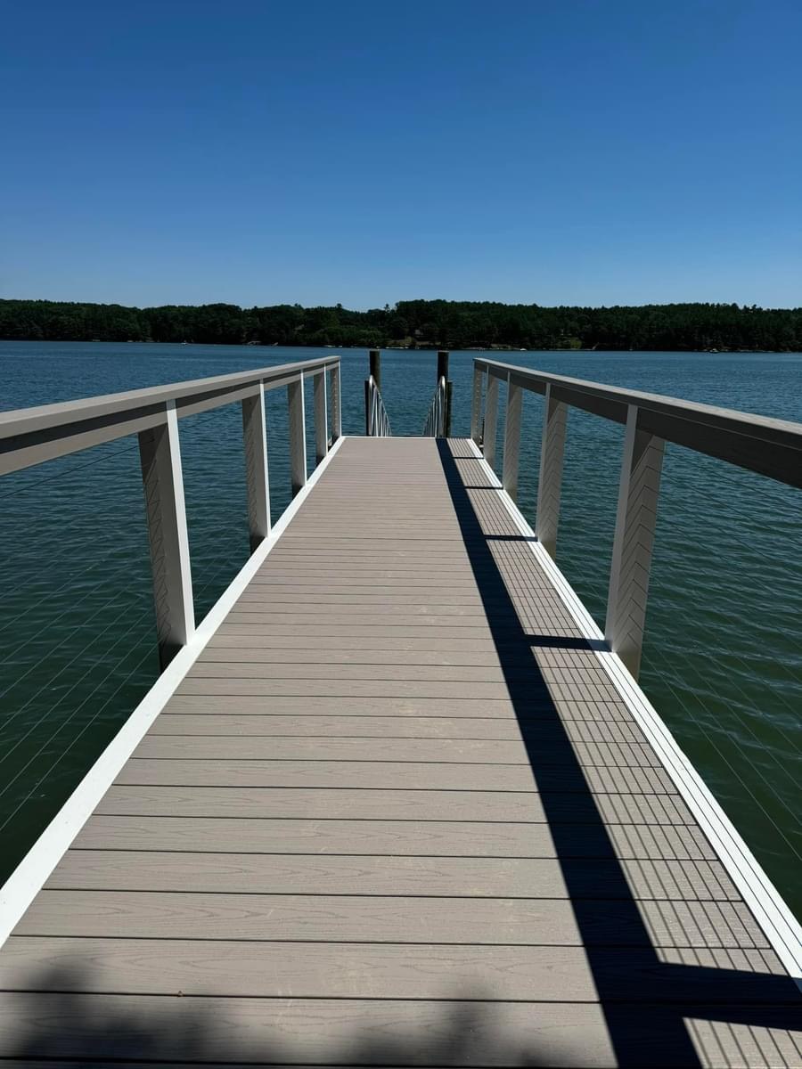 Completed waterfront project by Ocean's Edge Marine in Midcoast Maine — photo 2