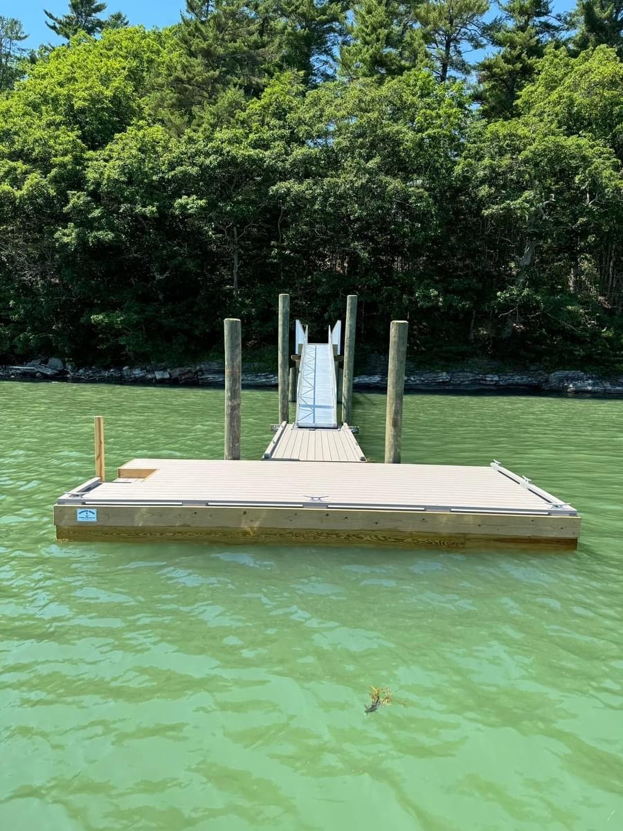 Completed waterfront project by Ocean's Edge Marine in Midcoast Maine — photo 3