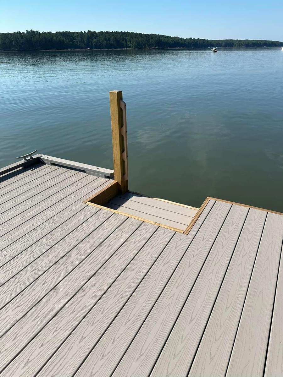 Completed waterfront project by Ocean's Edge Marine in Midcoast Maine — photo 4