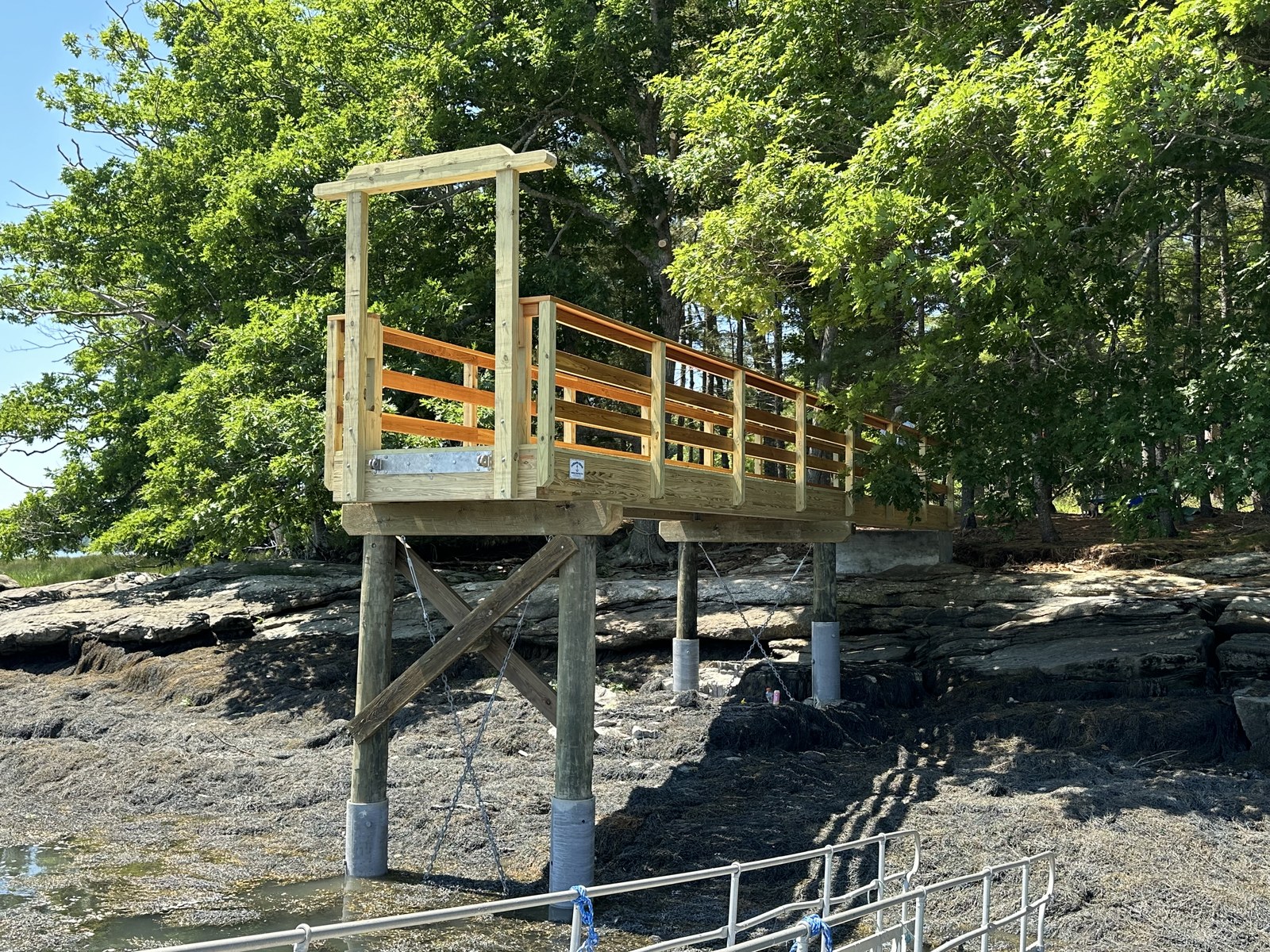Completed waterfront project by Ocean's Edge Marine in Midcoast Maine — photo 8