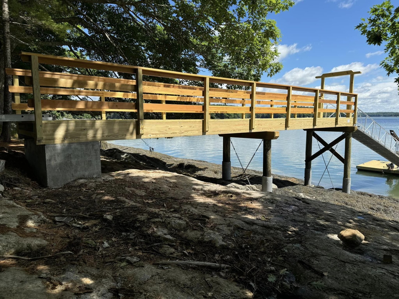 Completed waterfront project by Ocean's Edge Marine in Midcoast Maine — photo 9