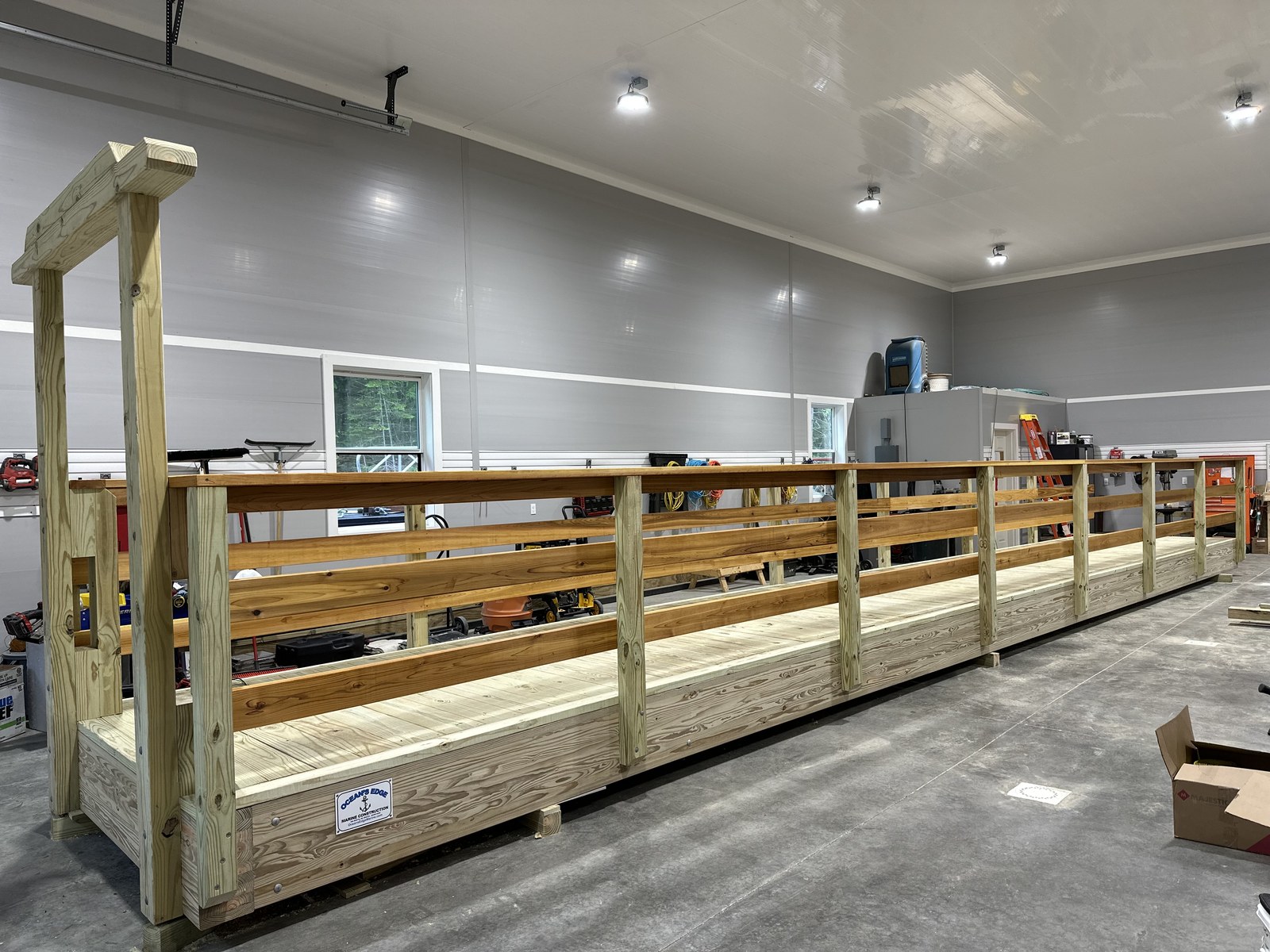 Completed waterfront project by Ocean's Edge Marine in Midcoast Maine — photo 10