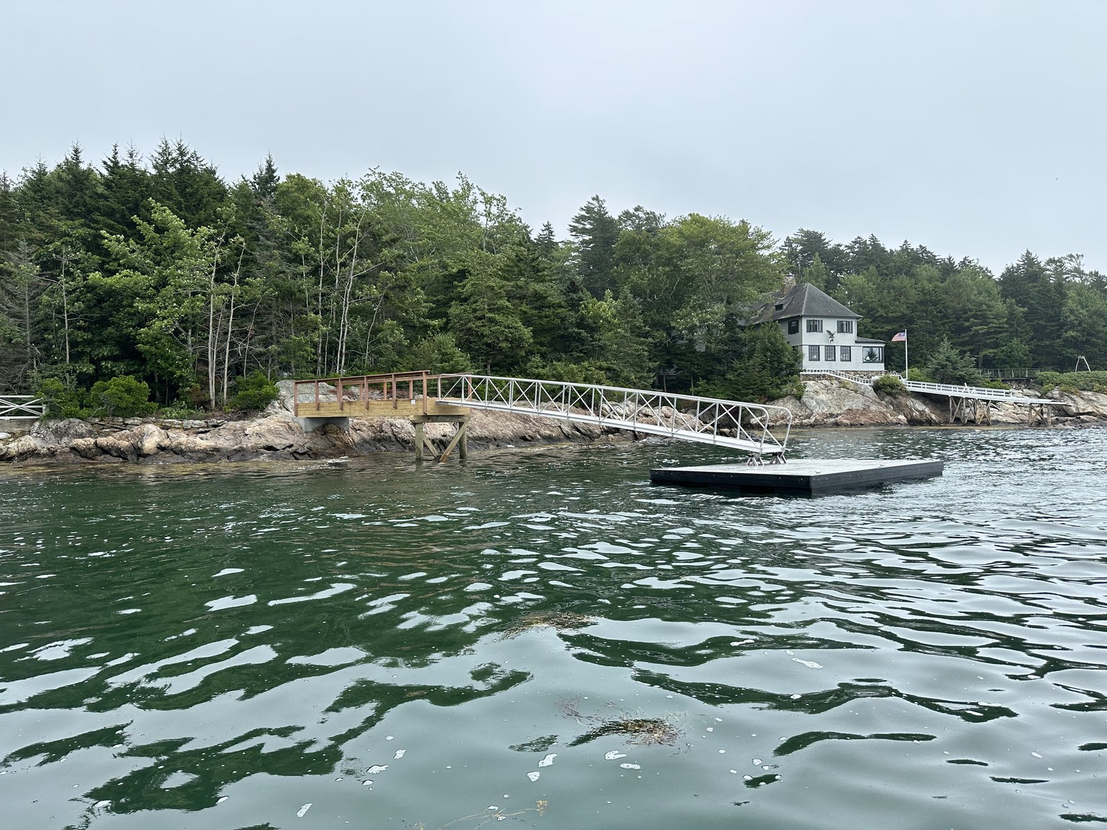 Completed waterfront project by Ocean's Edge Marine in Midcoast Maine — photo 12