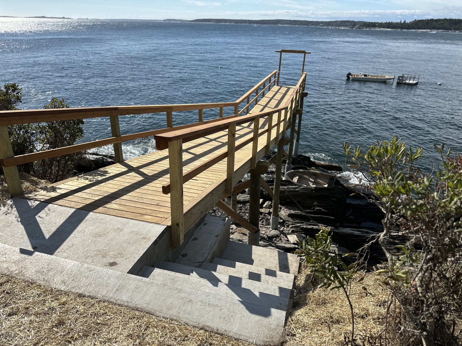 Completed waterfront project by Ocean's Edge Marine in Midcoast Maine — photo 15