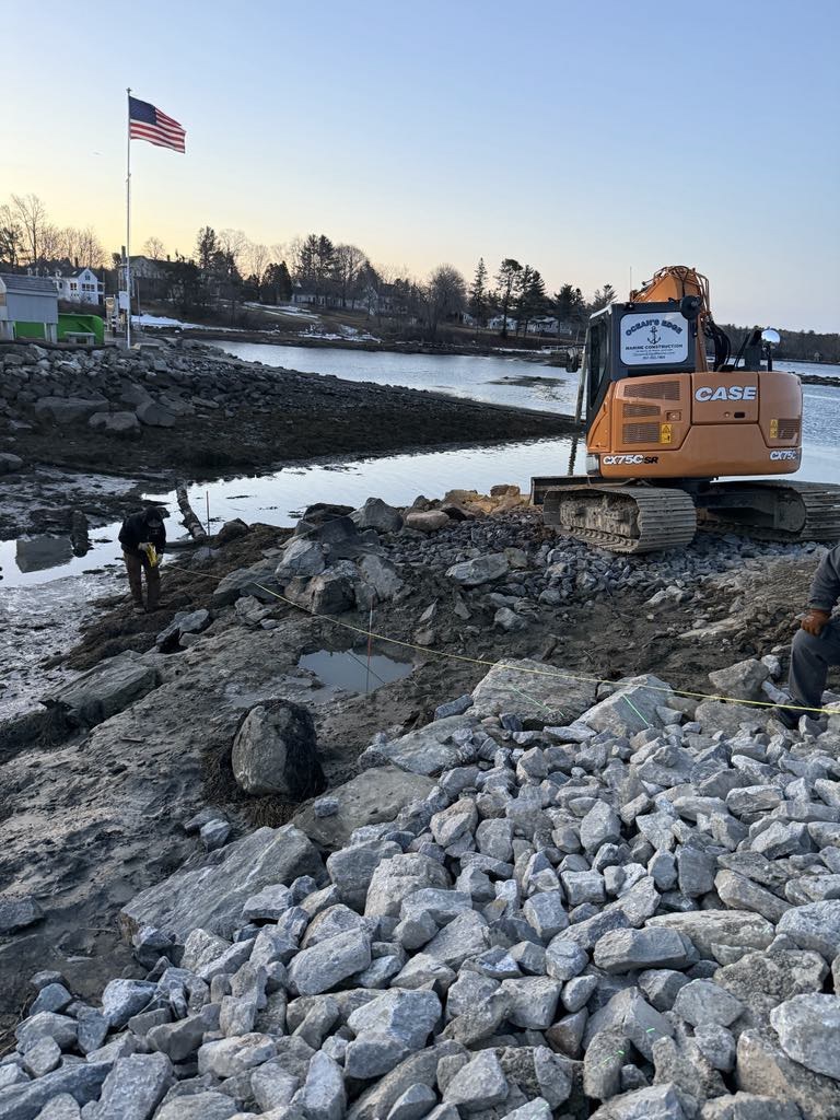 Marine construction work in Midcoast Maine — photo 3