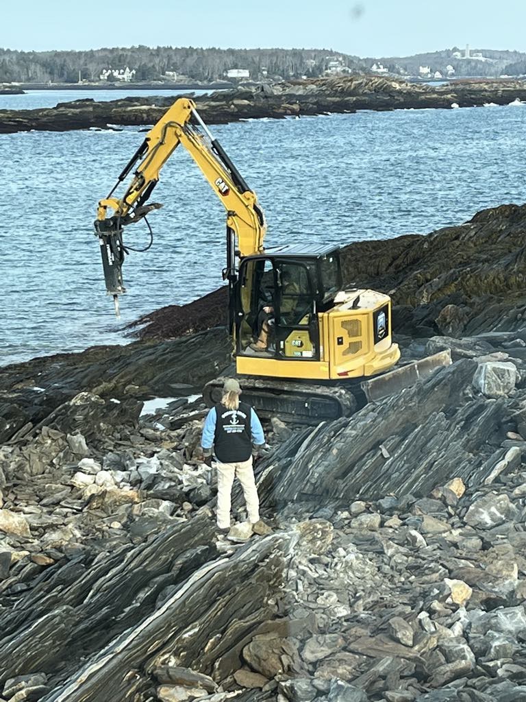 Marine construction work in Midcoast Maine — photo 12
