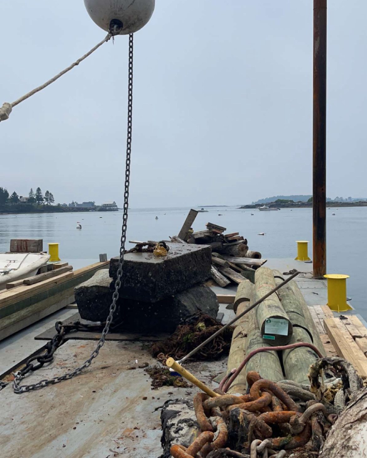 Marine and mooring service work in Midcoast Maine — photo 4